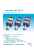 Transmitter EC24 for toxic gases, oxygen and hydrogen