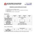Pneumatic & hand controlled 5/3 valves