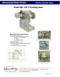 Finish-Model RBL-125-2 Finishing Head
