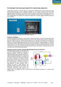 Pure hydrogen from natural gas using oil-free reciprocating compressors VTOG