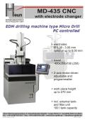 MD-435 CNC with electrode changer  EDM drilling machine type Micro Drill PC controlled