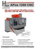 APos 1200 CNC  High speed small hole EDM drilling machine