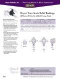 Heyco® Euro Strain Relief Bushings  USR Series–US Patent No. 5,052,643 Foreign Patents
