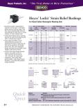 Heyco® Lockit™ Strain Relief Bushings For Round Cables–Rectangular Mounting Hole