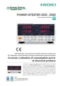 HIOKI 3331 and 3332 Power HiTESTER