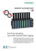 HIOKI E.E. CORPORATION-HIOKI 8423 MEMORY HiLOGGER Series