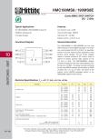 Hittite Microwave-GaAs MMIC SPDT SWITCH DC - 3 GHz