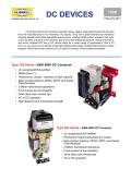 Contactor   Type 720 Series - 200A 600V DC 