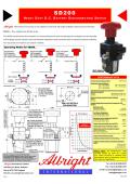 SD200 HEAVY DUTY D.C. BATTERY DISCONNECTING SWITCH 