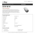 IKEY Industrial Peripherals-EKW-M-W Sealed, Wireless Mouse