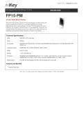 IKEY Industrial Peripherals-FP15-PM 15-inch Panel Mount Display