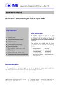Float switches for monitoring the level of liquid media
