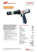 118MAX Air Hammer Product Data Sheet