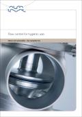  Flow control for hygienic use - Valves and automation - the complete line