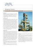Stripping Column For deodorization and physical refining of fats and oils