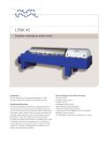 LYNX 40 - Drilling mud decanter - LYNX 40