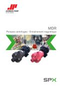  MDR Pompes centrifuges - Entraînement magnétique