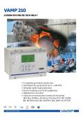 VAMP 210 GENERATOR PROTECTION RELAY