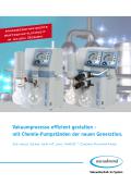 Vakuumprozesse effizient gestalten - mit Chemie-Pumpständen der neuen Generation. 