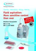 fluid aspiration: more sensitive control than ever