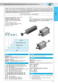 Vérins compacts selon recommandations UNITOP RU - P/7 et ISO 21287 Ø 16 ÷ 63