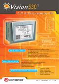 Vision530™ : PLC with Touchscreen Graphic HMI & Snap-in I/O Modules