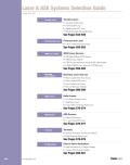 Laser and ASE Systems Selection Guide