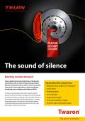 Teijin Aramid friction leaflet