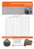 QPG 3 jaws Three jaws parallel stroke grippers: high clamping force and precision, robotic models