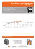 TECNOMORS-OPL Two and three jaws parallel stroke grippers, small dimensions