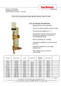 TECHNAX-Tête de soudage pneumatique type T