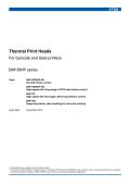 Thermal Print Heads BHF/BHP series