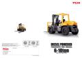 Diesel powred pneumatic tire trucks 6-10ton