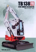 Zero swing excavator TB138FR