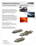 Pressure Transducer Series 2 Bonded Foil Sensing Technology Model(s) 2211/2911