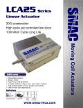 SMAC Moving Coil Actuators-LCA25 series Linear Actuator