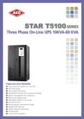 STAR T5100   Three Pase On-line UPS