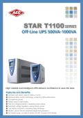 STAR T 1100 series off-line UPS 500VA-1000VA