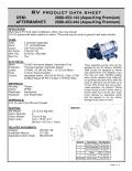 RV PUMP  3 Chamber Diaphragm  Aqua King Premium