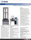 Electromechanical universal testing machine