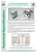 4 to 20 mA Transmitter Boards for Alphasense “B” Type Toxic 