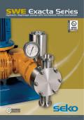 Plunger pumps with mechanical return mechanism  SEKO-SWE Exacta Series