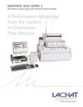 QUIKCHEM® 8500 SERIES 2 Flow Injection Analysis System with Integrated IC Option Available