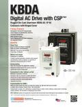 Digital AC Drive with CSP™* Rugged Die-Cast Aluminum NEMA 4X / IP 65 Enclosure with Hinged Cover
