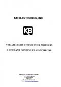 KB Electronics, Inc.-KB Catalogue variateur de vitesse pour moteur