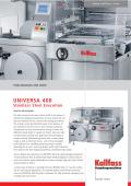 Kallfass-Fully-Automatic Side Sealer UNIVERSA 400 Stainless Steel Execution