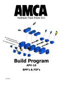AMCA Hydraulic Fluid Power-APV-16  - Build Program Parts (BPP