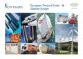 European Product Guide Gamme Europe