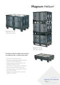 The Magnum Helium Foldable Large Container for handling of light- to medium heavy loads. 