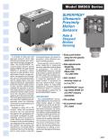 Schneider Electric Sensor Competency Center-SUPERPROX® Ultrasonic Motion Sensors Model SM505 Series